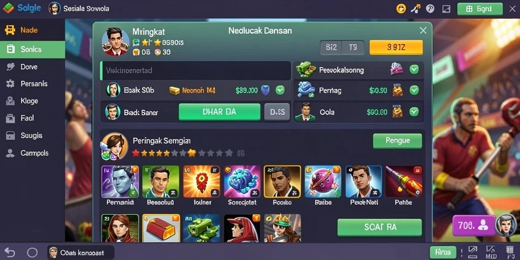 Tampilan fitur bonus yang memikat dan menggugah selera.
