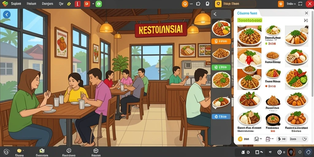Mode multiplayer yang seru dengan teman atau lawan acak.