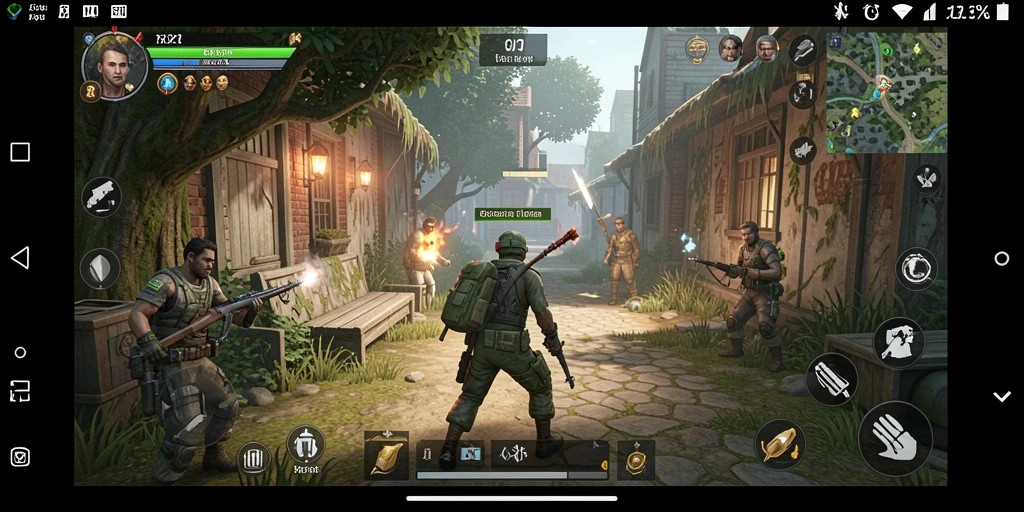 Screenshot dari mode kompetisi yang seru.